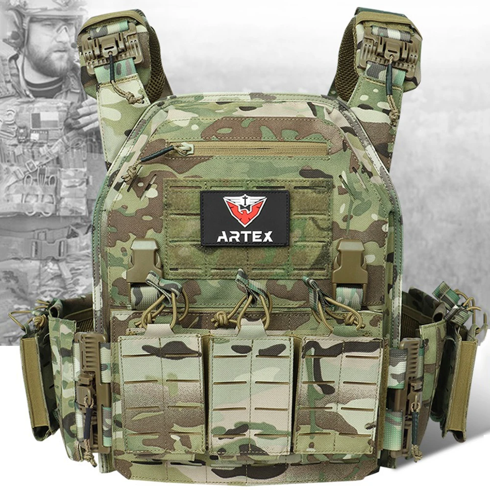 Crossfit Vest - Ranger Green Plate Carrier Tactical Vest