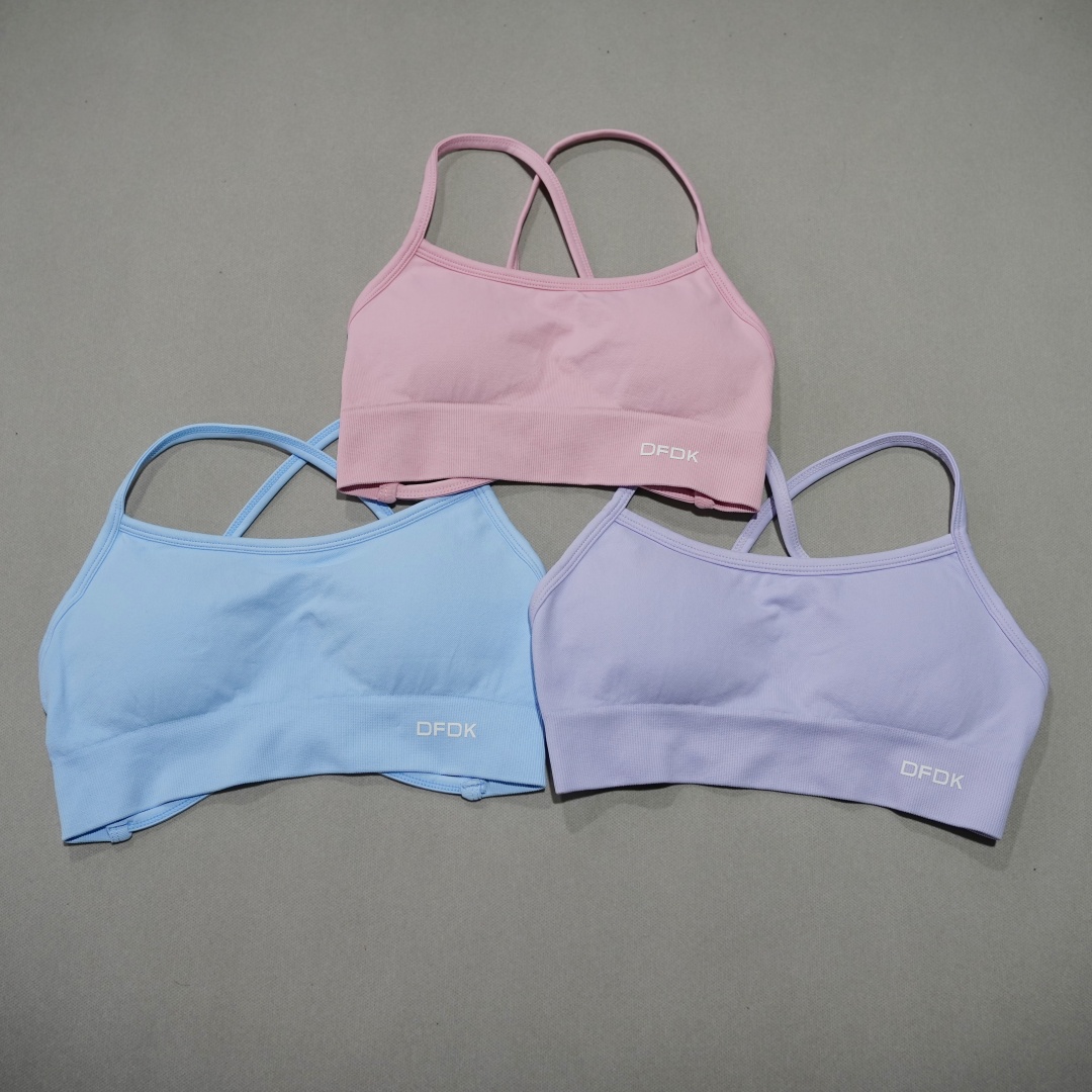DFDK Sexy Cross Back Yoga Bra  - Crossfit Yoga 评论和价格