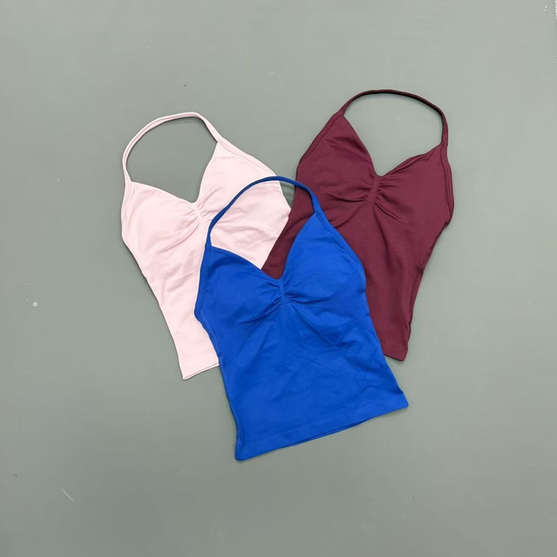 Gym Women Sports Tank Top Seam - Crossfit Yoga 评论和价格