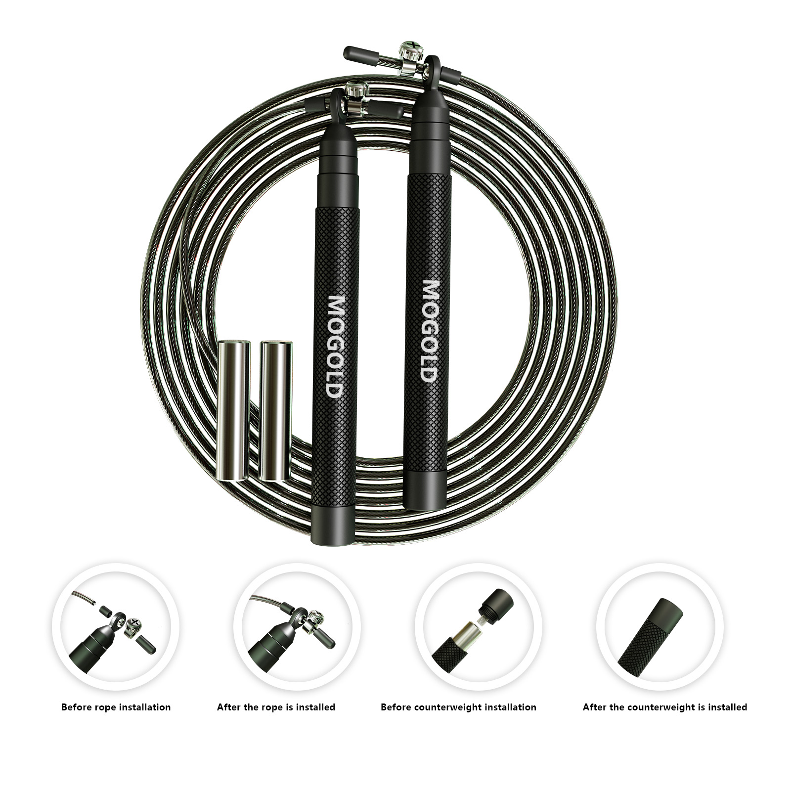 Crossfit Weighted jump rope gy - Crossfit No Equipment 评论和价格
