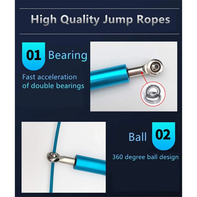 New Fitness Jump Ropes Crossfi - Crossfit No Equipment 评论和价格