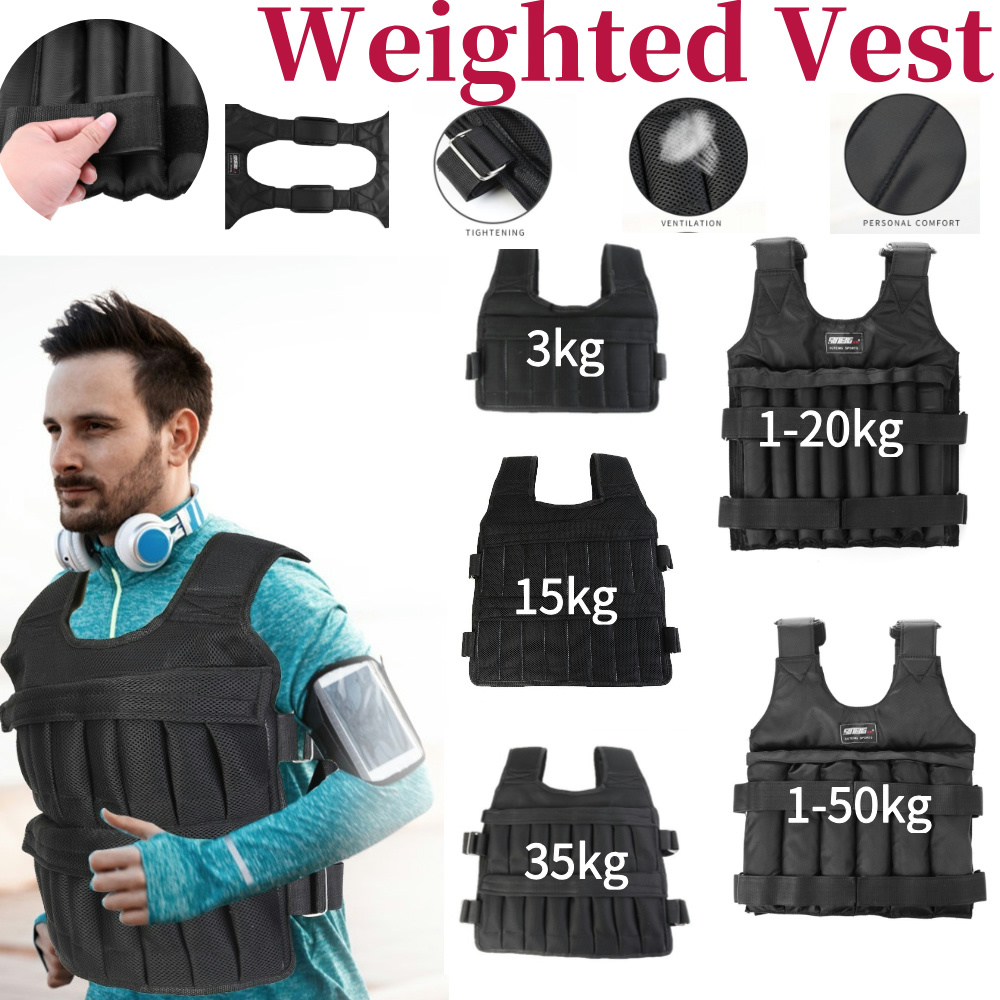 3/15/35kg Workout Weight Jacke - Crossfit Weight Vest 评论和价格