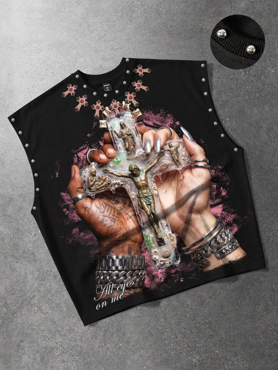 American Retro Big Cross Graph - Crossfit Vest 评论和价格