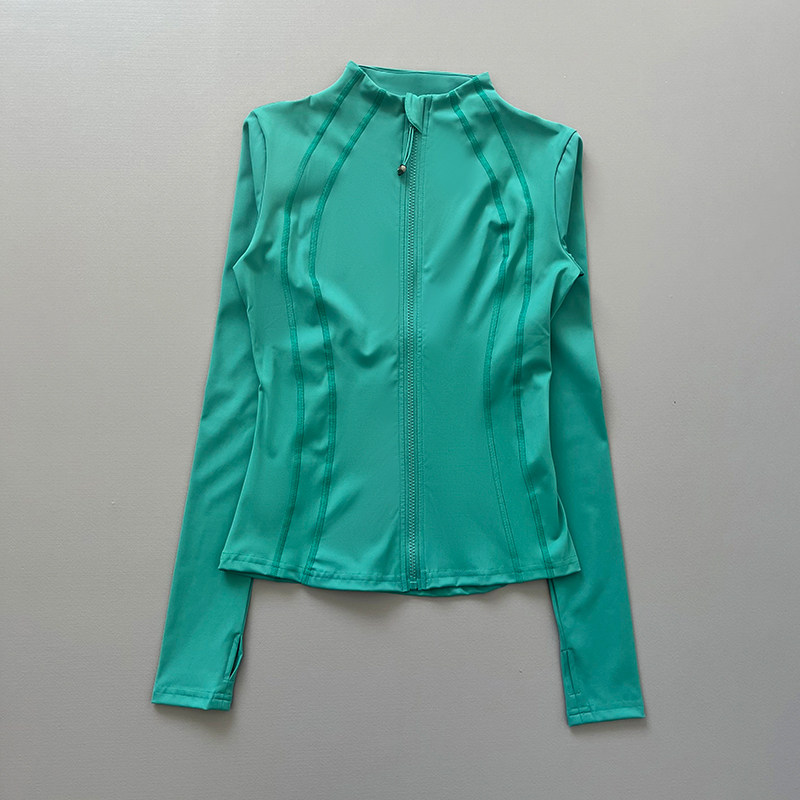 Women Full Zip Long Sleeve Ath - Crossfit Yoga 评论和价格