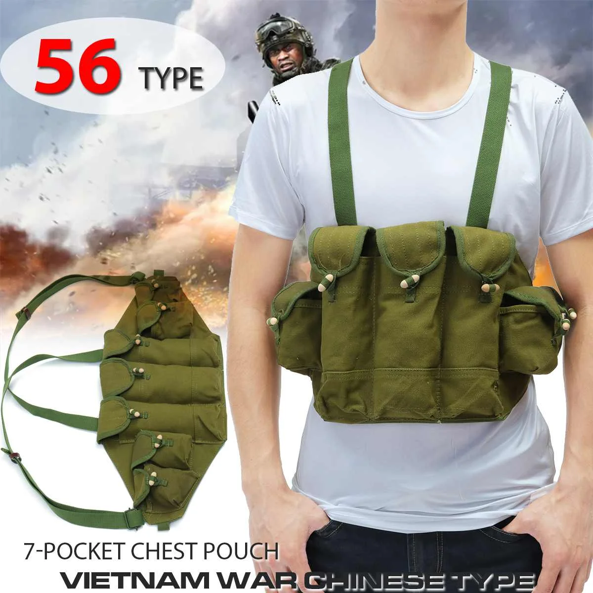 56 Type Adjustable Hunting Ves - Crossfit Vest 评论和价格