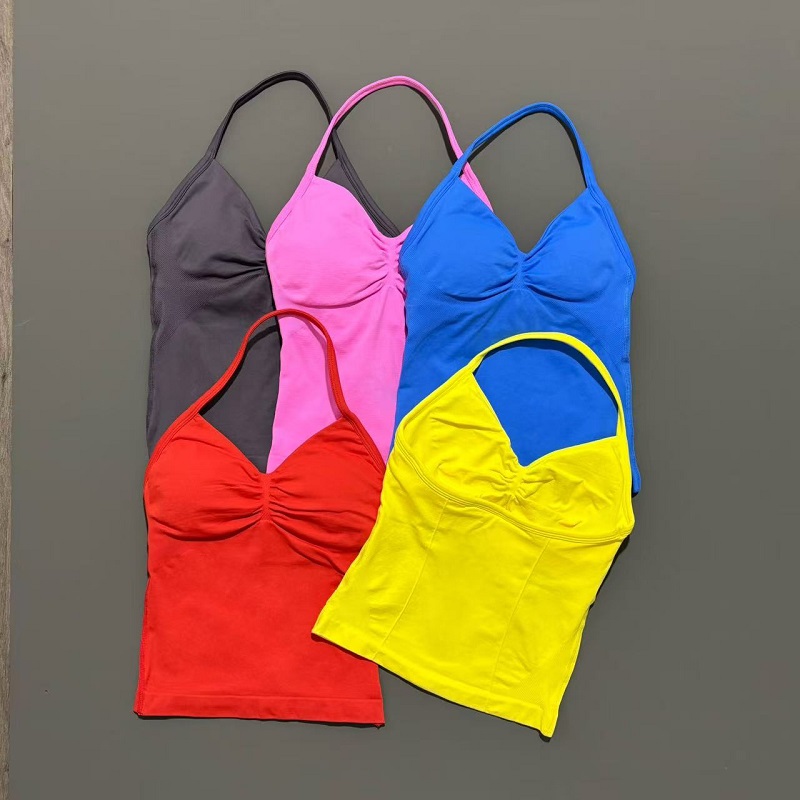 Gym Sports Tops Women Seamless - Crossfit Yoga 评论和价格