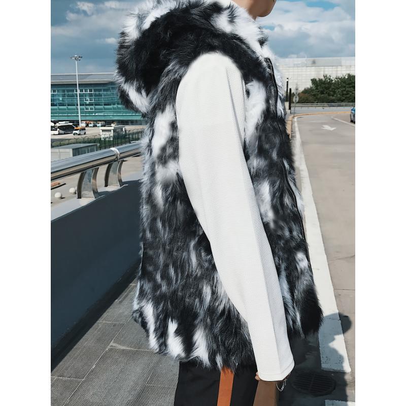 Men's Loose Fit Fur Vest D 619 - Crossfit Vest 评论和价格